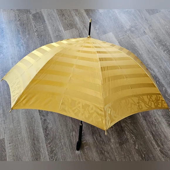 Yves Saint Laurent YSL Large Gold Umbrella - Picture 5 of 13